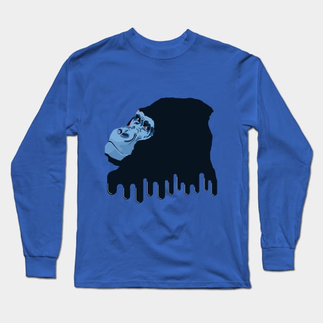 liquid gorilla Long Sleeve T-Shirt by Furia Studio